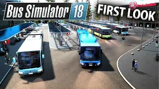 BUS SIMULATOR 18 | WELCOME ABOARD MY BUS COMPANY - First Look