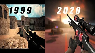 Evolution of Counter Strike 1999 2020