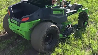 Lessons Learned With The Greenworks 80 Volt / 42" CRZ-428 Zero Turn Riding Lawn Mower