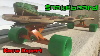 How I made my Snakeboard longboard skateboard