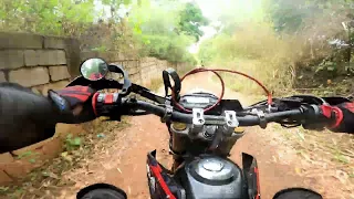 WR155R vs CRF150L MUD RACE