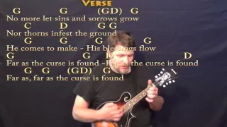 Joy To The World (CHRISTMAS) Mandolin Cover Lesson in G with Chords/Lyrics