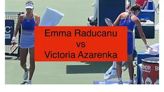 Emma Raducanu vs Victoria Azarenka Extended Court Level Highlights- Cincinnati Open 2022