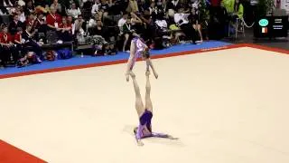 Acrobatic Gymnastics MIAC 2011 - BEL W2 Junior Balance