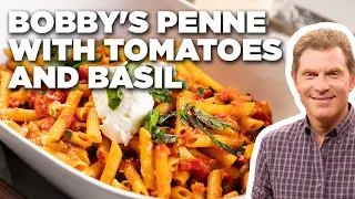 Bobby Flay's Penne with Tomatoes and Basil | Food Network