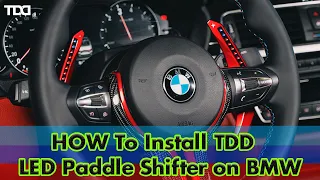 How to Install BMW LED Paddle Shifter on Steering Wheel (2022)