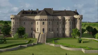 Reconstitution du Château d'Heilly au XIIIe siècle