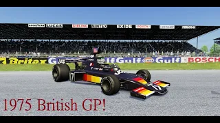 Silverstone 1975 Practice Session Onboard | Assetto Corsa |