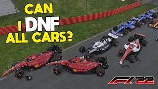 F1 22: What Happens If All Cars DNF?! - LATIFI's Destruction Derby