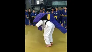 KO Uchi Gari +Seoinage  unique Techniques  #JudoRusssia #Judo #JudoKazan #JudoWorld #Judo #Shorts