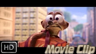 Zootopia (2016) - Weasel Chase Scene Rodent Town [HD] (Judy Hopps)