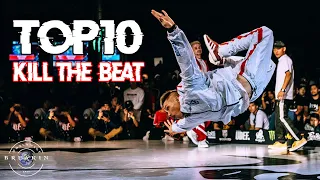 TOP 10 KILL THE BEAT In Breakdance 2021 🎵 INSANE MUSICALITY 🎵