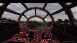 Unbelievable Sight  Millennium Falcon Takes Off from Golf Course! | Star Wars in Real Life