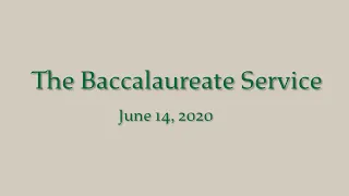 2020 Virtual Baccalaureate