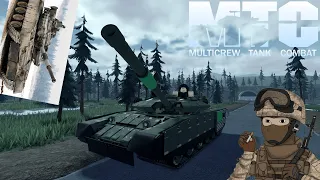 The T-80 is all you need | Roblox Multicrew Tank Combat 4