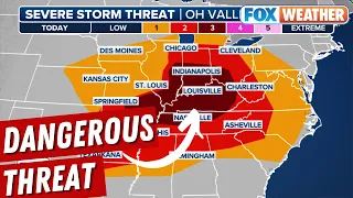 Relentless Severe Weather Targets Ohio And Tennessee Valleys With More Tornadoes Possible