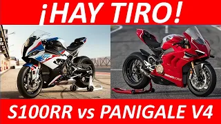 ¡HAY TIRO! BMW S1000rr vs DUCATI PANIGALE V4