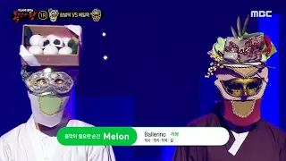 [복면가왕] '찹쌀떡' VS '메밀묵'의 1라운드 무대 - Ballerino MBC 201129 방송