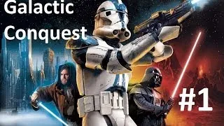 Lets Play Star Wars Battlefront 2 Galactic Conquest part 1: lets conquer the galaxy!!