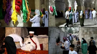 Iraqi Yezidis at the Lalish temple to celebrate the autumn assembly | AFP