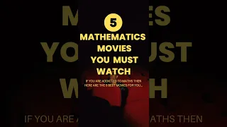 5 must watch movies for students of Mathematics #mathematics #movies #student