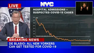 COVID-19 cases continue to decline in NYC