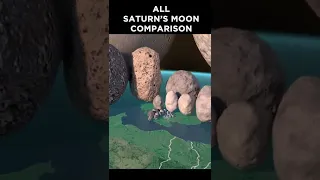 All Saturn’s Moon Comparison! 🪐🤯