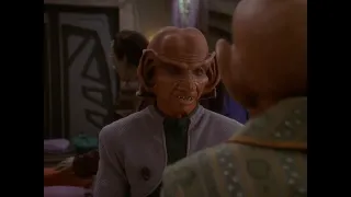 Quark Informs Garak he wants to hire him as an Assassin