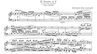 Mozart: Piano Sonata No. 15 in F major KV 533/494 - Walter Klien, 1959 - VOX SVBX 5429