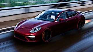 Porsche Panamera Turbo-  Forza Horizon 5 - Gameplay - Car Review - Backfiring