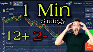 1 Min best strategy IQ Option | $6,000 profits with in 2 days🤑 | Binary Option