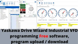 Yaskawa Drive Wizard Industrial VFD programming Free software, program upload / download. English