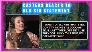 MSI Casters Reacts to BLG BIN Statement 👀