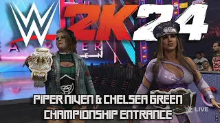 WWE 2K24 - Piper Niven & Chelsea Green Unique Championship Entrance