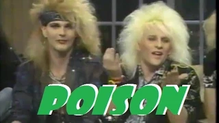 POISON interview on joan rivers show 1987