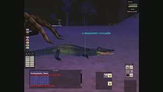 KILLING RED CROCS IN OASIS!!! / Everquest Project 1999 green / Part 12 / Dark Elf Necromancer lvl 17