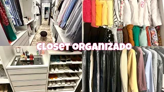 FAXINA DE FIM DE ANO limpeza e organização do closet + DESTRALHE do guarda roupas