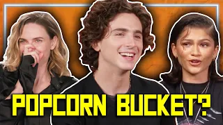 DUNE 2 Cast Interviews Get Spicy | Timothée Chalamet, Zendaya, Florence Pugh, Austin Butler & More