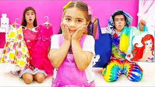 Mia has grown a lot and Artem is taking her to shopping | Video compilation for kids