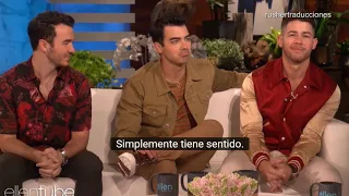 Jonas Brothers en ellen enero 2020 Español