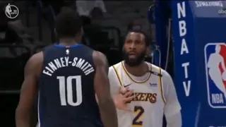 Andre drummond wanna fight Finney smith after dirty play as they both get technical fouls