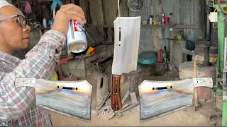 Knife Making/Making A Cleaver Knife At Home