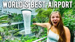 24 HOURS IN WORLD'S MOST LUXURIOUS AIRPORT | Changi Airport Singapore