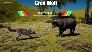 Far Cry 5: Bison, Bull and Moose Fighting Predators
