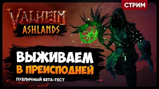 Valheim: ASHLANDS | ПЕПЕЛЬНЫЕ ЗЕМЛИ | ВЫЖИВАЕМ В ПРЕИСПОДНЕЙ | Кооп стрим #5