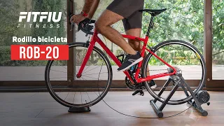 FITFIU Fitness ROB-20 - Un rodillo de bicicleta para utilizar tu bici de carretera o montaña en casa