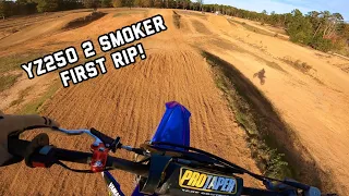 First Track Ride on My YZ250 2-Stroke! *IT RIPS!*