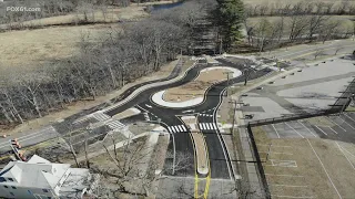 First-of-its-kind peanut-shaped roundabout opens in New Haven