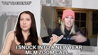 I SNUCK INTO A NEW YEAR MLM ZOOM CALL! #pyramidscheme