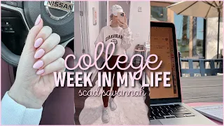 college week in my life * realistic* || SCAD Savannah